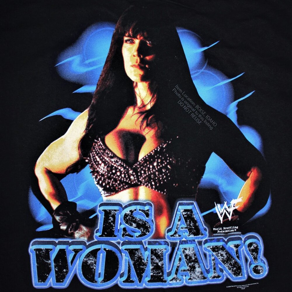 WWF CHYNA TEE SHIRT original deadstock UNWORN World Wrestling Federation diva
